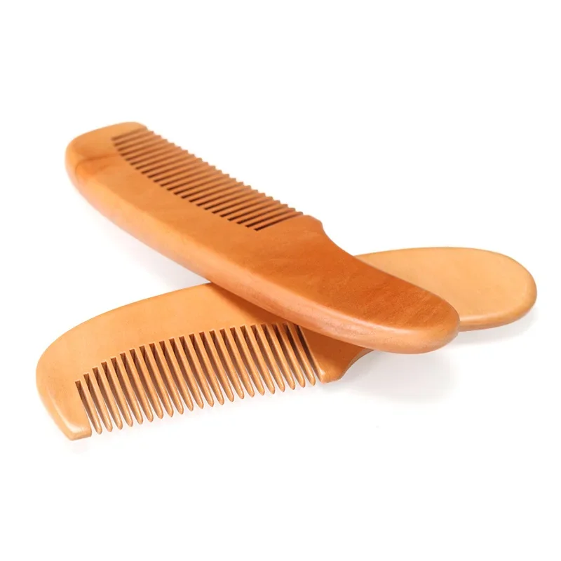 Newborn Wooden Hair Comb Natural Wool Comb Hair Brush Infant Head Massager Portable Little Child Accessories for Newborn Baby thumbnail 4