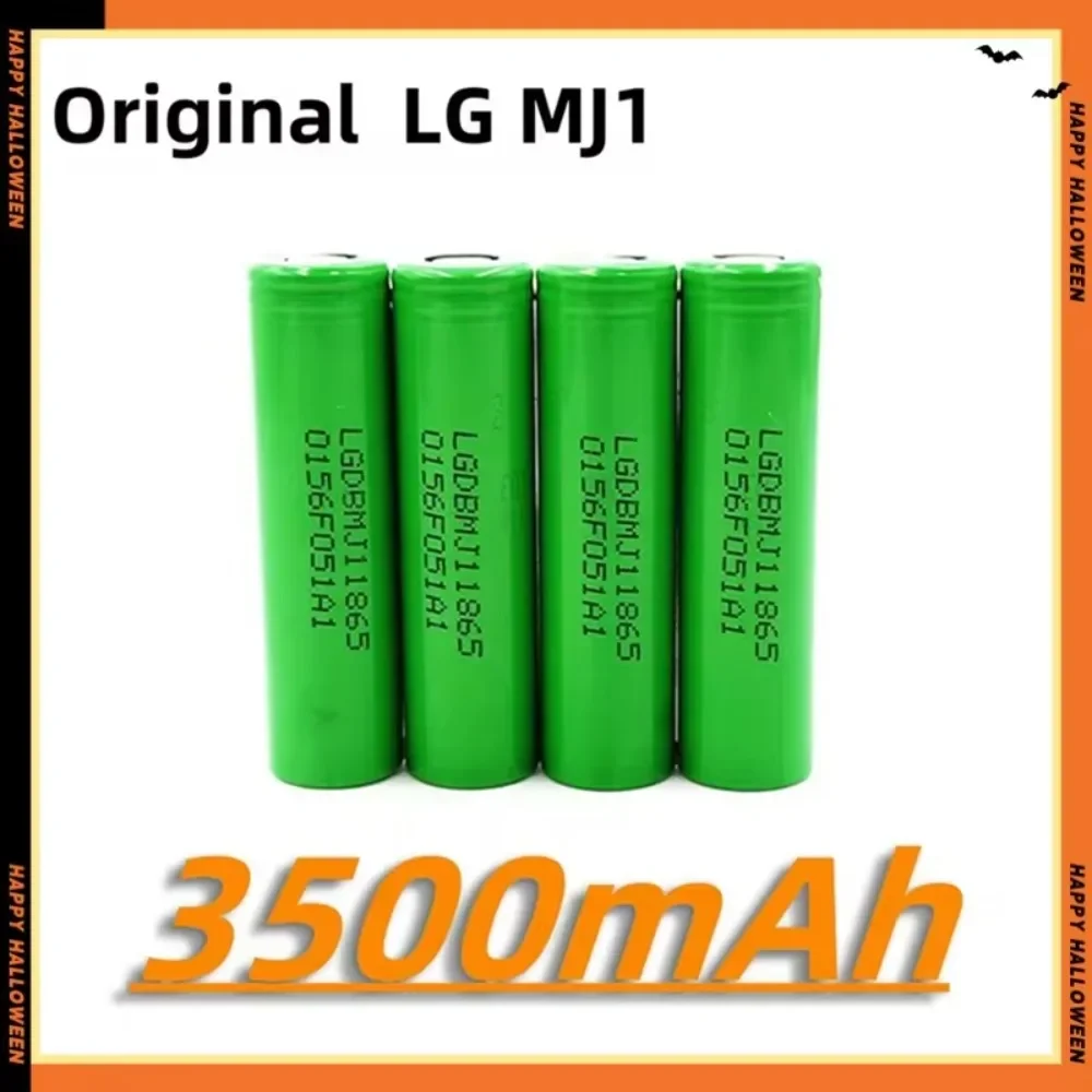 New 18650 lithium battery 3500mAh 3.7v 25A INR18650 MJ1 high power power tool battery 18650 rechargeable battery+Charger thumbnail 2
