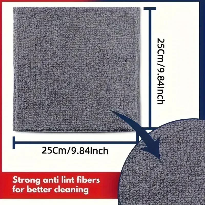 Microfiber Cleaning Cloths for Bicycle Car Kitchen Towel Absorbent Soft And Stain-removing Cloth Reusable Cleaning Towels thumbnail 5