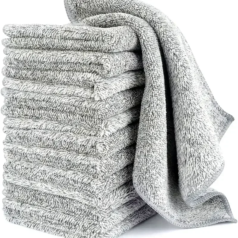 Microfiber Cleaning Cloths for Bicycle Car Kitchen Towel Absorbent Soft And Stain-removing Cloth Reusable Cleaning Towels thumbnail 3
