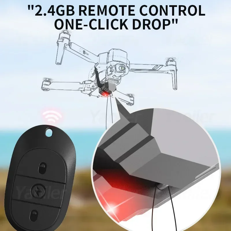 NEW Drone Airdrop System for DJI Mini 4K/Mini 4 Pro/Air 3/Mini 3 Pro/Mavic 3/Mavic Pro Aerial Thrower Fishing Rescue Send Gift thumbnail 2