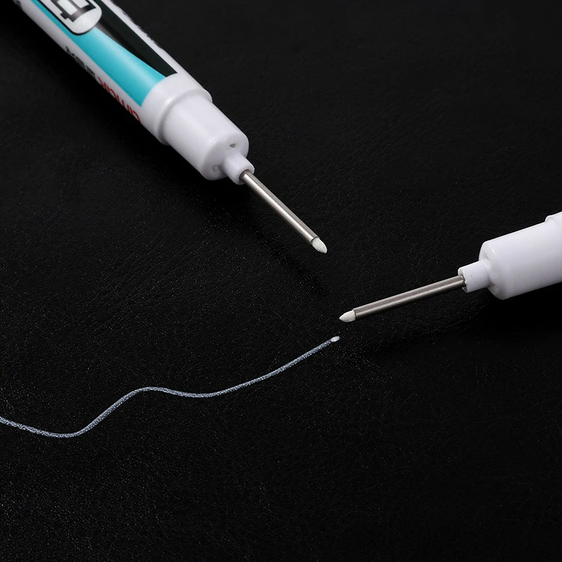 White Marker Oily Fine Tip Courier Waterproof Non-Fading Advertising Greeting Card Tire Glass Highlighter Pen Can Not Be Erased thumbnail 5
