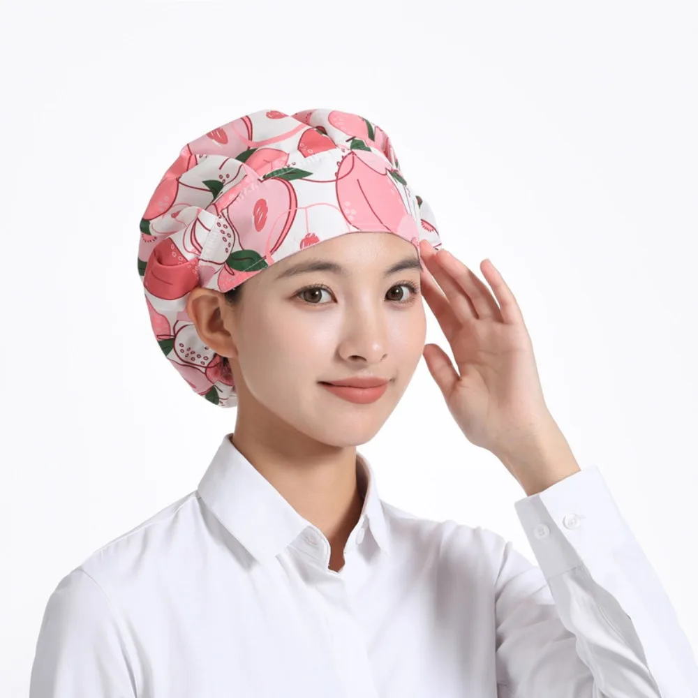 Adjustable Catering Chef Hat Dustproof Oil and Soot Resistant Work Hat Breathable Cafe Bar Baker Hat Restaurant Canteen Bakery thumbnail 2