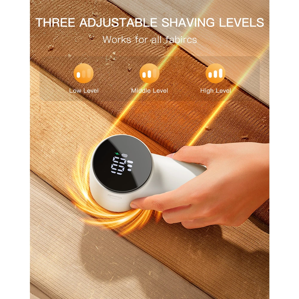 coldSky Fabric Shaver Lint Remover 3 Speeds Rechargeable Electric Portable Sweater to Remove Pilling for Clothes Couch Blanket thumbnail 2