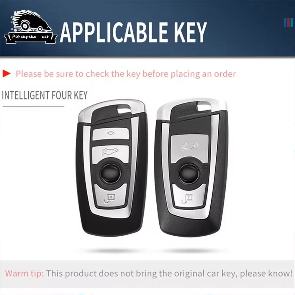 New Car Remote Key Case Cover For BMW 1 2 3 4 5 6 7 Series X6 X5 X4 X3 X1 F36 F25 F26 F30 F34 F10 F07 F20 Z10 PC Key Accessories thumbnail 6
