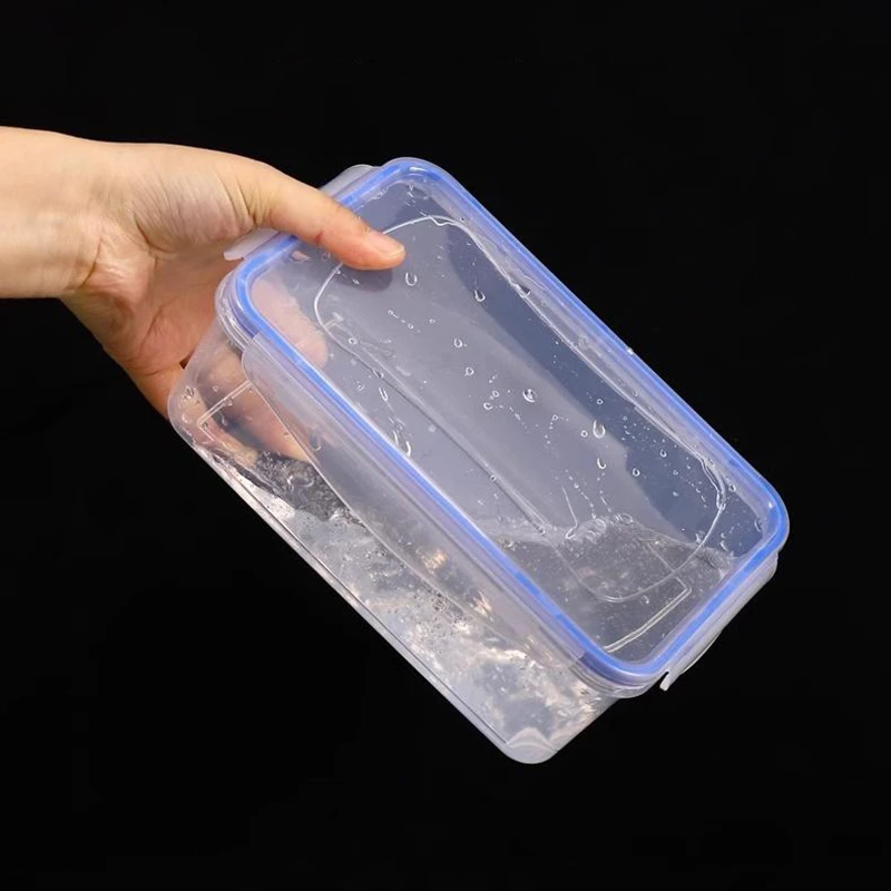 1PC 550/1000/1500/2500ml Refrigerator Food Storage Box With Plastic Lid Prepare Food Freshness Preservation Box Picnic Box thumbnail 6