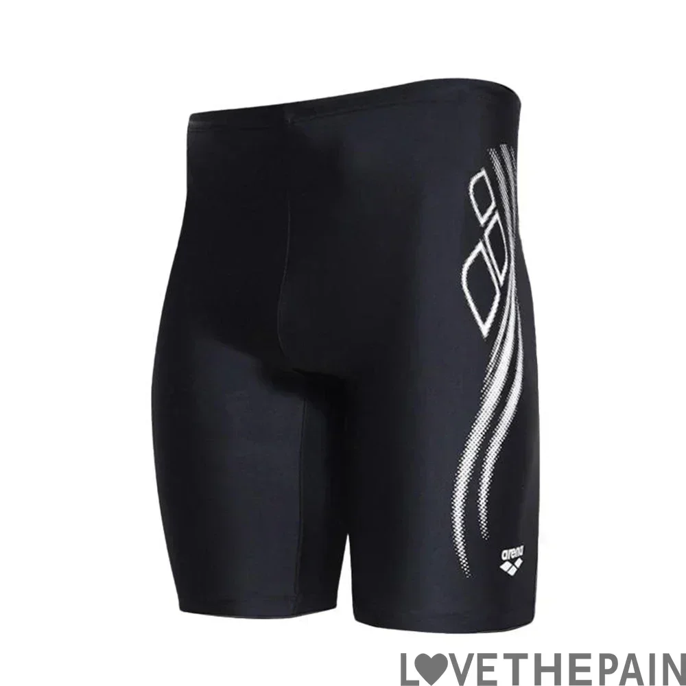 New Men Swim Jammer Swimming Trunks Professional Swim Surf Trunks Summer Beach Lycra Quick Dry Uv Protection Gym Tights Shorts thumbnail 3