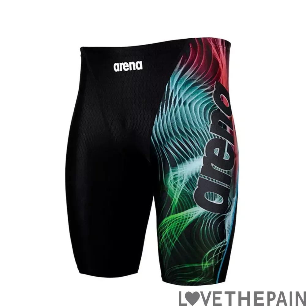 New Men Swim Jammer Swimming Trunks Professional Swim Surf Trunks Summer Beach Lycra Quick Dry Uv Protection Gym Tights Shorts thumbnail 4