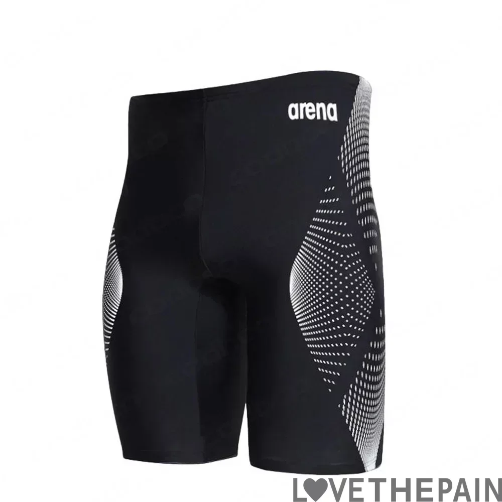 New Men Swim Jammer Swimming Trunks Professional Swim Surf Trunks Summer Beach Lycra Quick Dry Uv Protection Gym Tights Shorts thumbnail 5