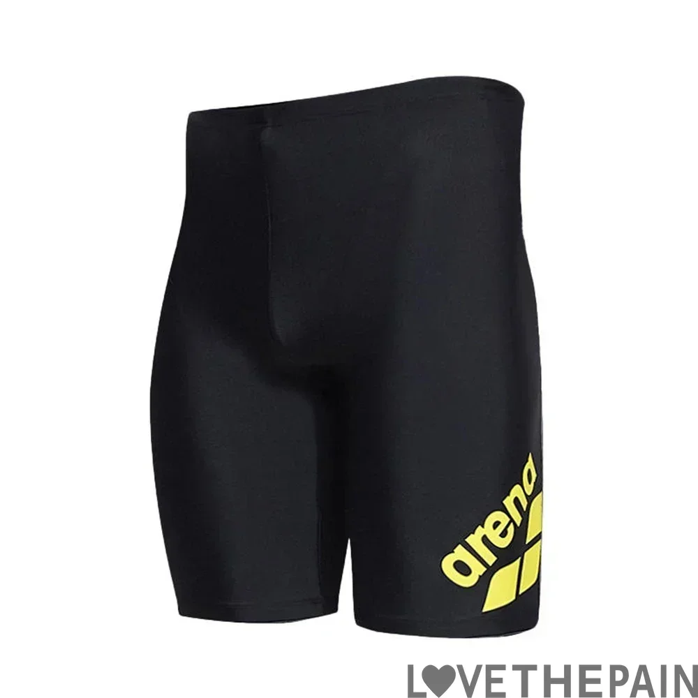 New Men Swim Jammer Swimming Trunks Professional Swim Surf Trunks Summer Beach Lycra Quick Dry Uv Protection Gym Tights Shorts thumbnail 2