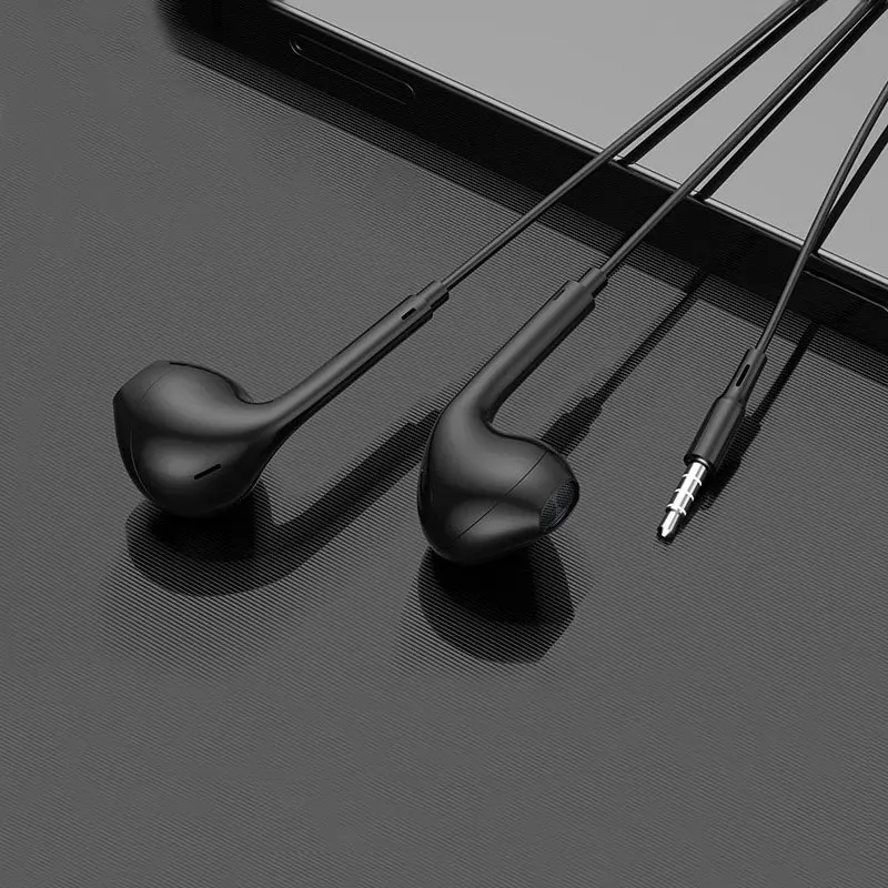 3.5mm Wired Headphones In Ear Headset Wired Earphones with Microphone Stereo Earbuds Sports for Samsung Huawei Xiaomi Phones MP3 thumbnail 2