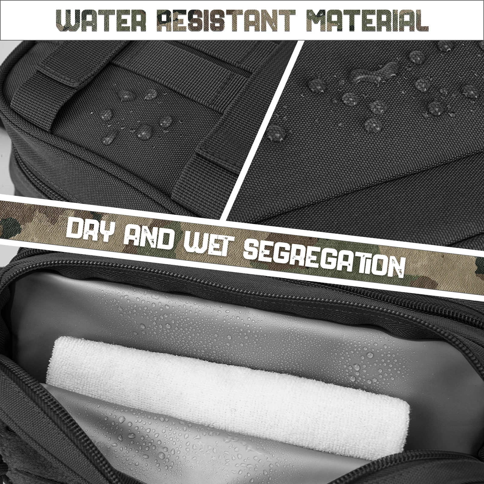 Tactical Toiletry Bag For Men Hygiene Bag Mens Shaving Kit Travel shower Makeup makeup pouch cosmetic organizer bags thumbnail 3