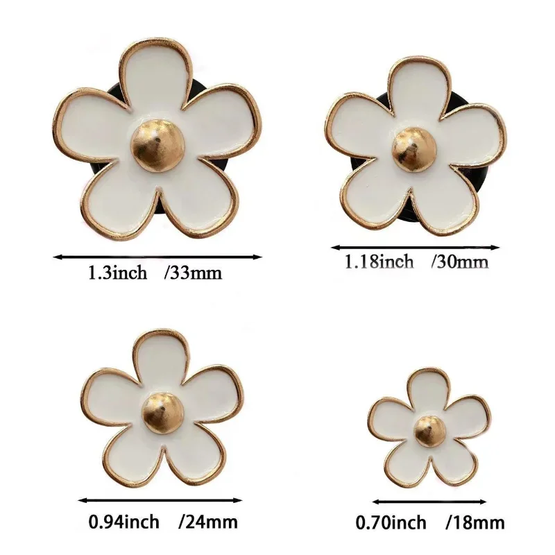 4PCs Flower Car Outlet Vent Perfume Clips Air Freshener Diffuser Conditioning Aromatherapy Perfume Clip Car Interior Decoration thumbnail 6