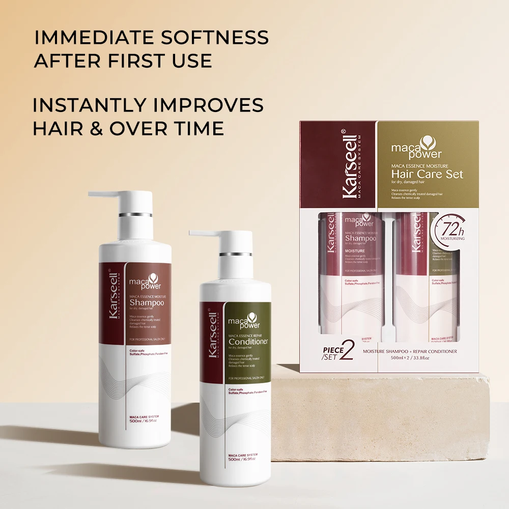 Karseell Collagen Hair Treatment Repair Conditioning, Shampoo and Conditioner for Dry Damaged Hair All Hair Types Hair care Gift thumbnail 4