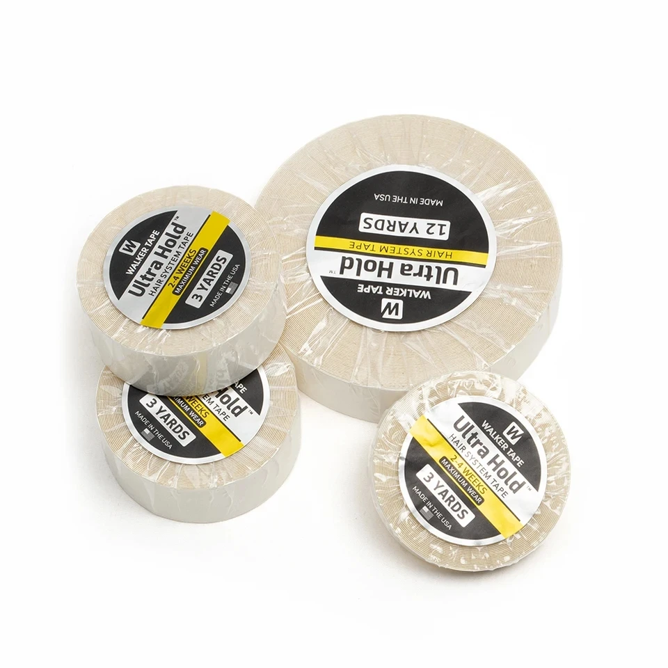 Lace Wig Tape Glue for Hair Extensions Ultra Hold Adhesive Tape Glue for Wig 3/12 Yard Lace Wig Glue Hair System Tape For Toupee thumbnail 2