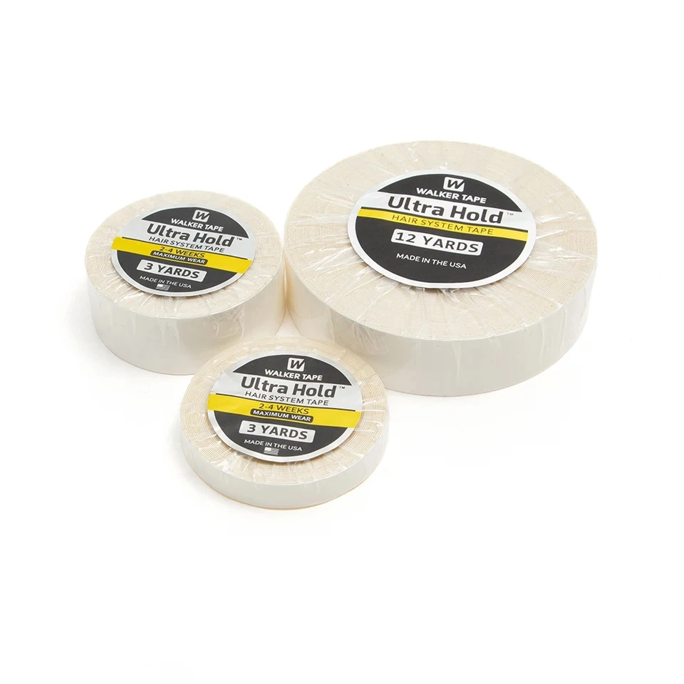 Lace Wig Tape Glue for Hair Extensions Ultra Hold Adhesive Tape Glue for Wig 3/12 Yard Lace Wig Glue Hair System Tape For Toupee thumbnail 4