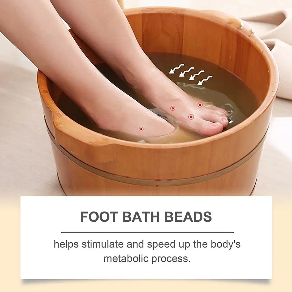 30-Herb Detox Foot Bath Beads  Promote Blood Circulation Improve Sleep Stress Remove Moisture Detox Shaping Cleansing Foot Soak thumbnail 4