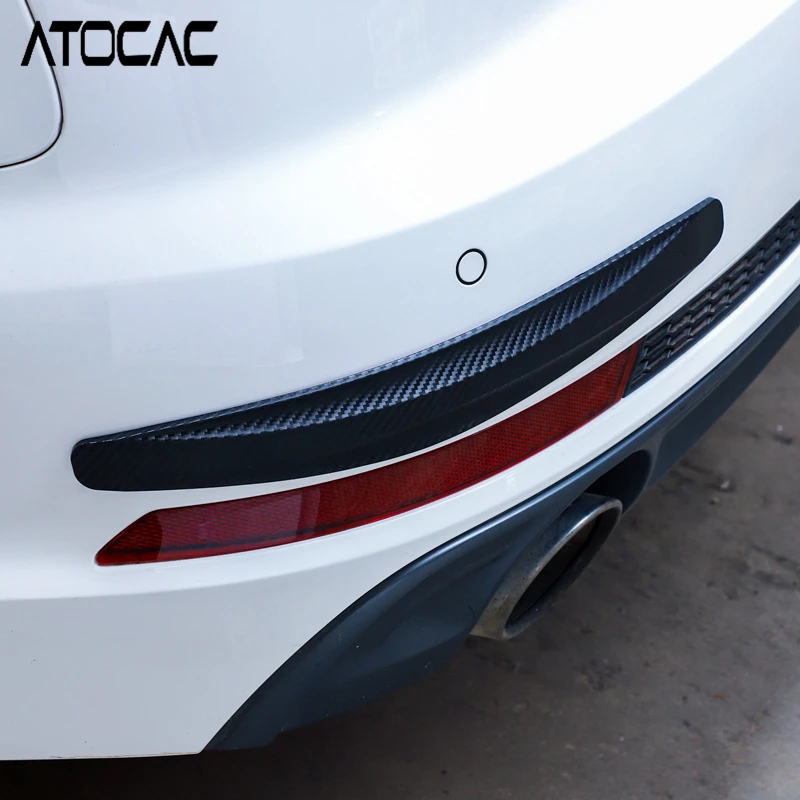 4PCS Car Bumper Guard Strip PVC Door Edge Protection Anti Scratch Collision Trim Front Rear Corner Vehicle Exterior Accessories