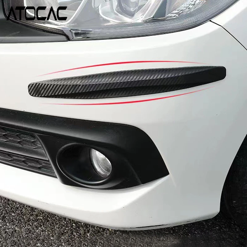 4PCS Car Bumper Guard Strip PVC Door Edge Protection Anti Scratch Collision Trim Front Rear Corner Vehicle Exterior Accessories thumbnail 2