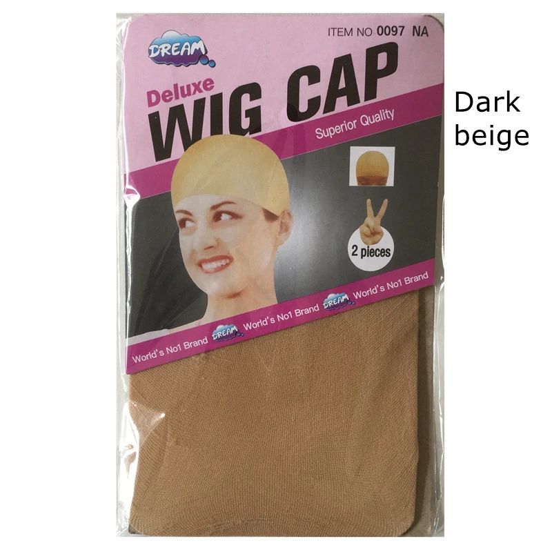 2 Pieces/pack Cheap Hair New Stocking Cap For Wigs Net For Wigs Bald Cap Nylon Stocking Wig Cap Stretchy thumbnail 4