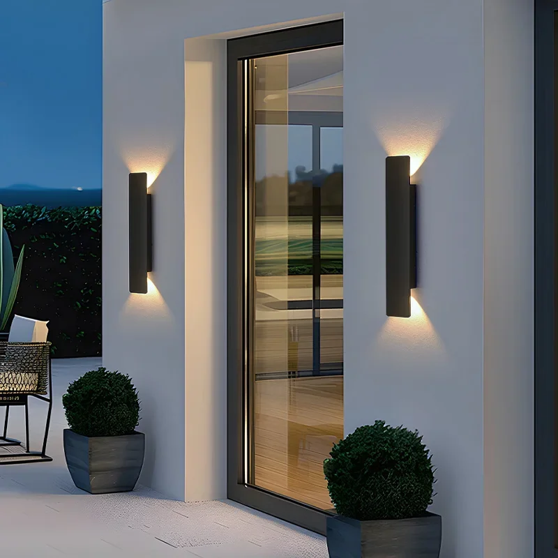 Modern Led Waterproof Outdoor Up Down Wall Lamp IP65 Aluminum 18w LED Wall Light Indoor Decorated Wall Sconce thumbnail 5
