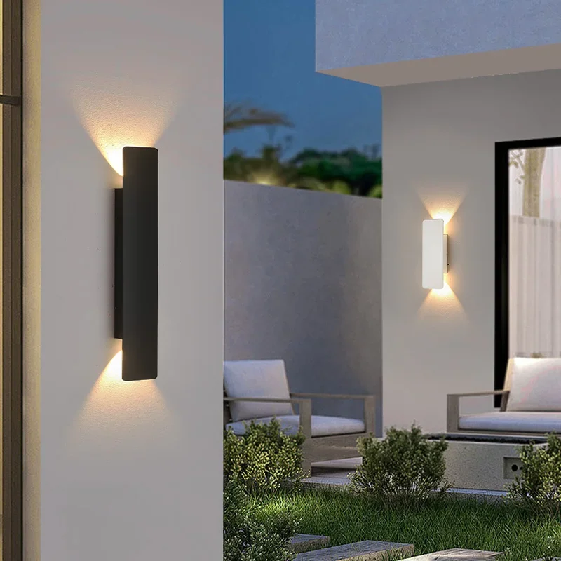Modern Led Waterproof Outdoor Up Down Wall Lamp IP65 Aluminum 18w LED Wall Light Indoor Decorated Wall Sconce thumbnail 4