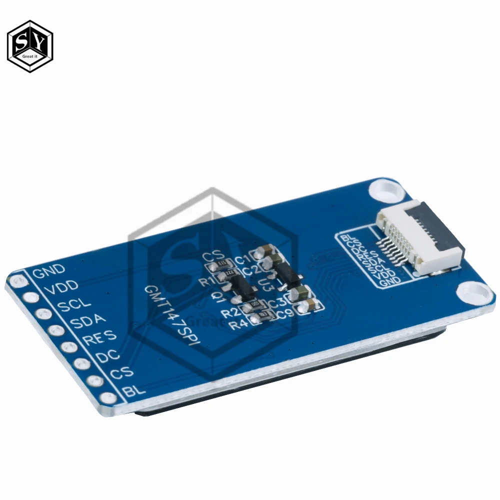 1.47" 1.47 Inch 172x320 SPI Full Color TFT HD IPS Screen LCD LED Display Module 172*320 ST7789 Controller 3.3V SPI Interface thumbnail 2