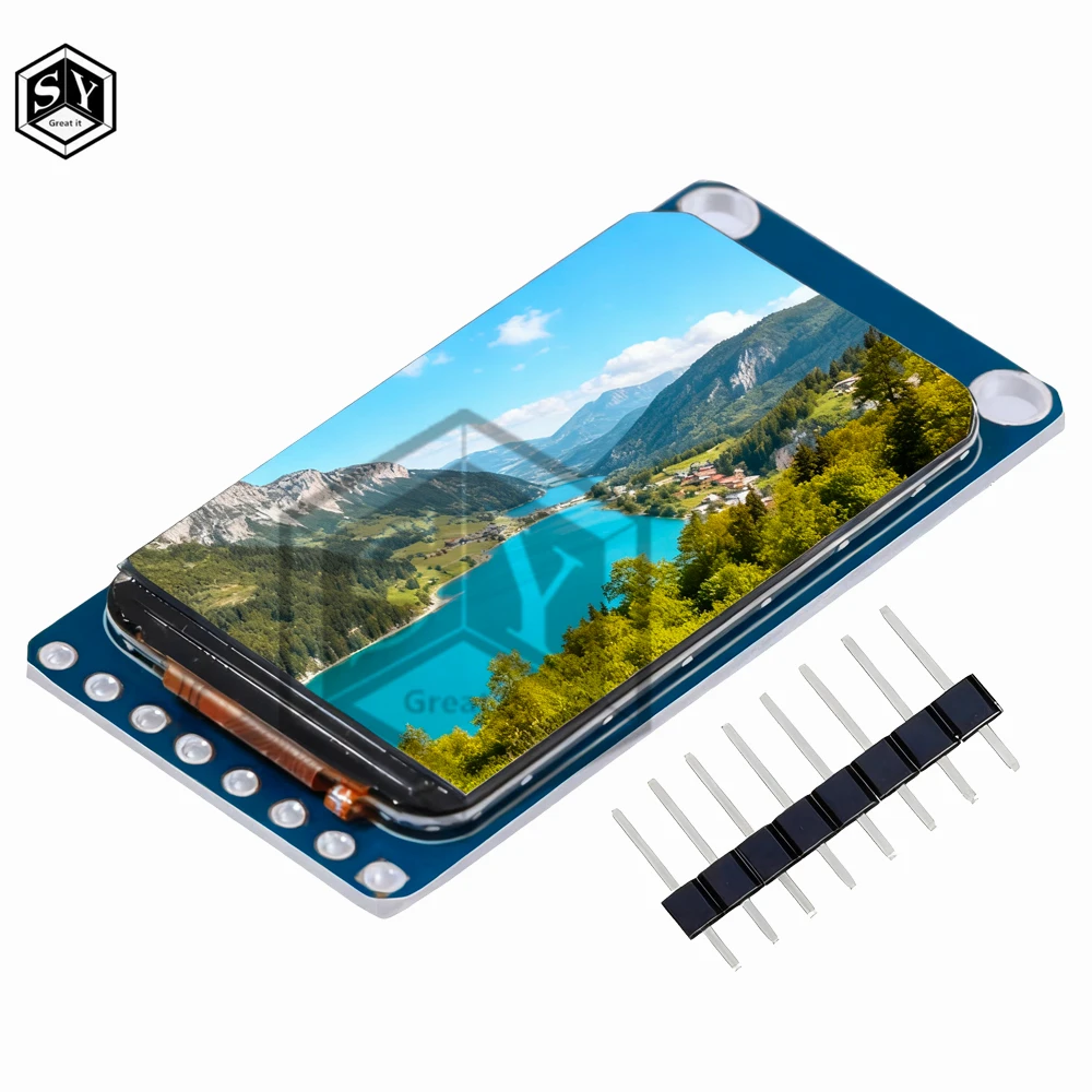 1.47" 1.47 Inch 172x320 SPI Full Color TFT HD IPS Screen LCD LED Display Module 172*320 ST7789 Controller 3.3V SPI Interface thumbnail 5