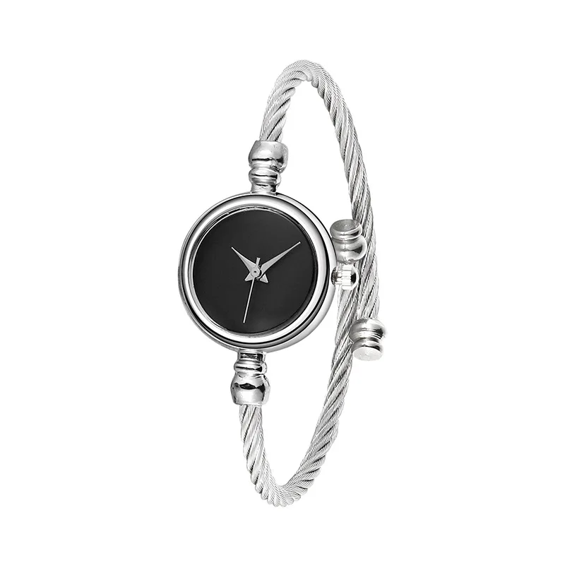 MAYZHISU Simple Women Watches Stainless Steel Retro Ladies Quartz Wristwatch Small Gold Bangle Bracelet Luxury Chain Watch thumbnail 3