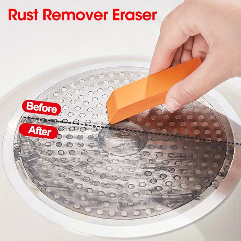 Limescale Eraser Stainless Steel Rust Remover Kitchen Faucet Cleaning Rubber Home Cleaning Accessories Tools Cleaner Household thumbnail 2