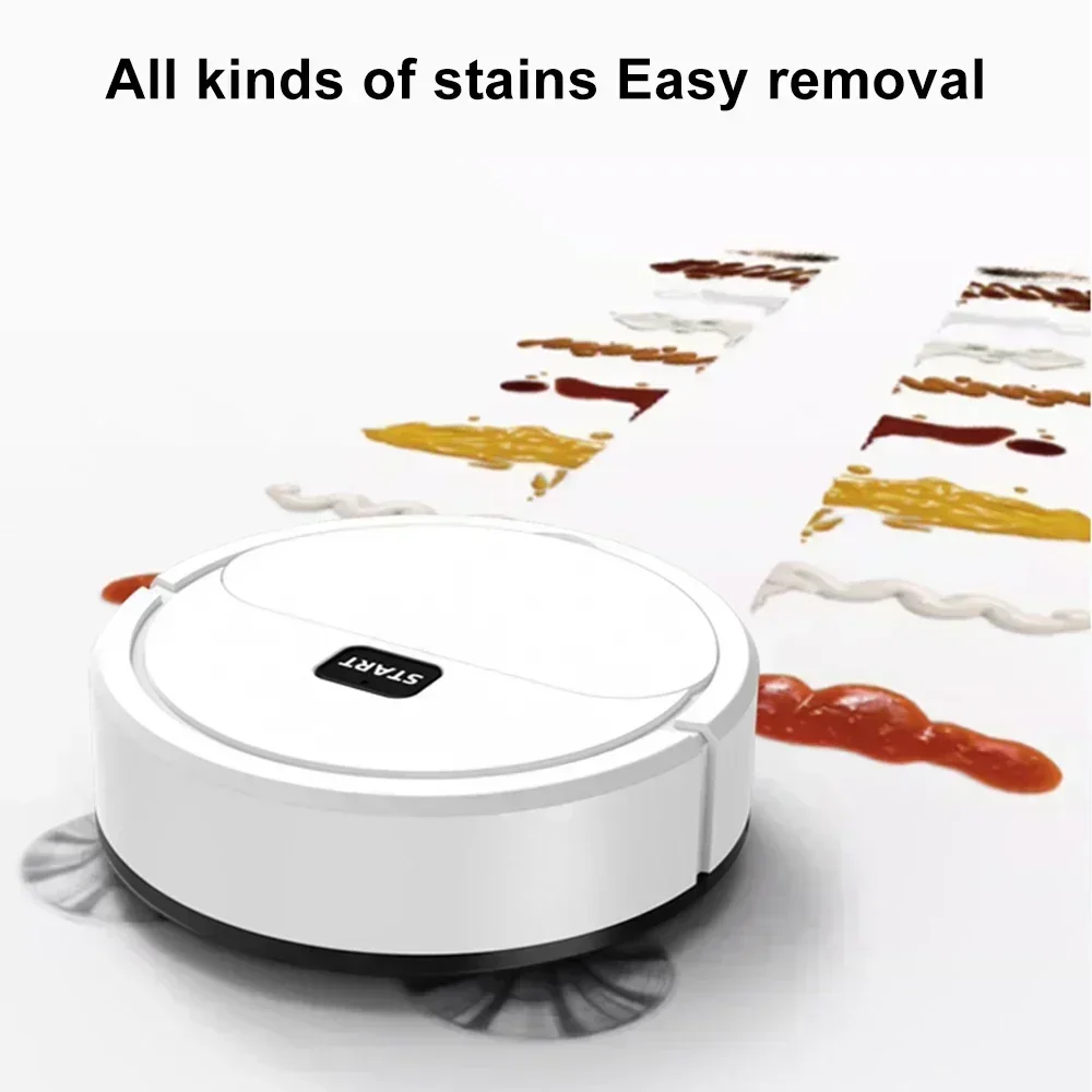 Fully Automatic Sweep Vacuum Cleaner Sweeping Robot Mopping The Floor Mini Cleaner Home Use Lazybones Intelligent 3 In1 Sweeper thumbnail 4