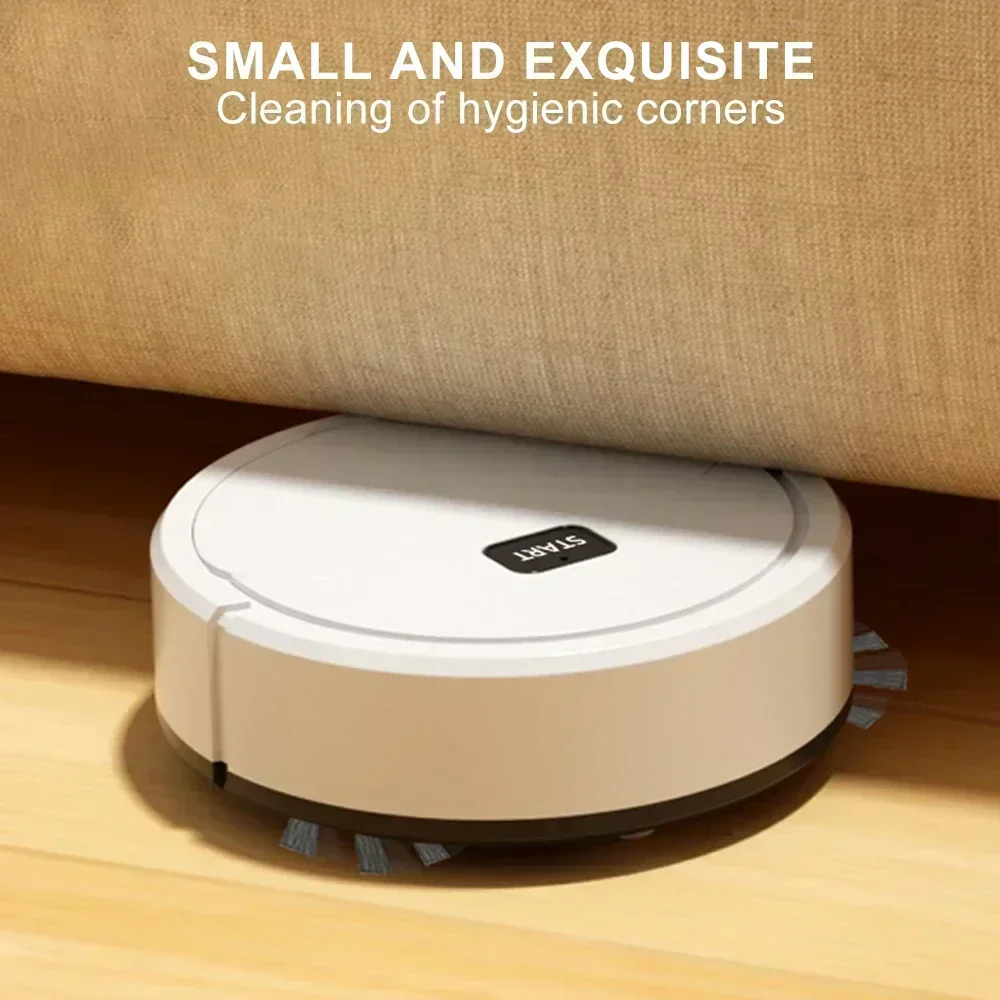 Fully Automatic Sweep Vacuum Cleaner Sweeping Robot Mopping The Floor Mini Cleaner Home Use Lazybones Intelligent 3 In1 Sweeper thumbnail 2