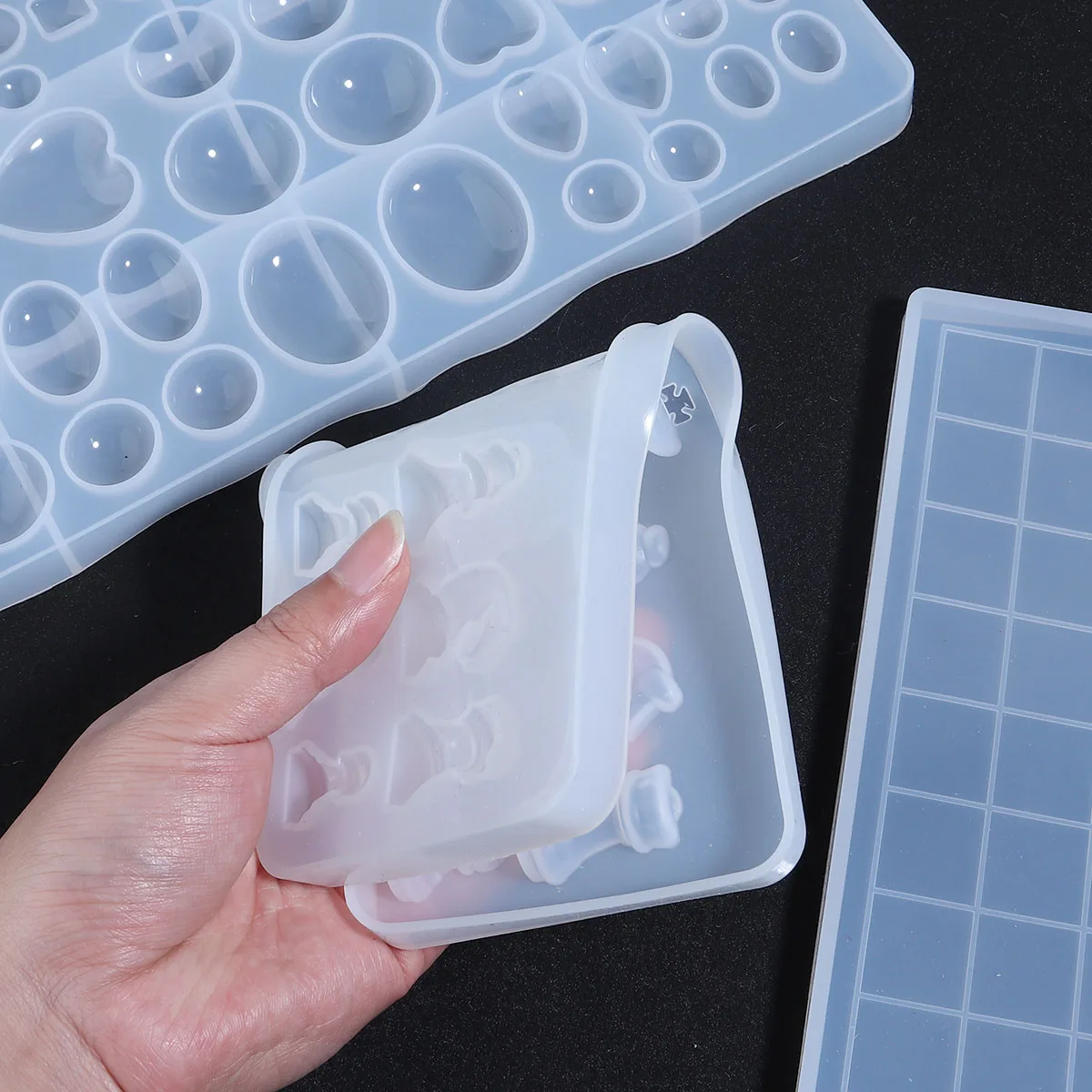 Resin International Chess Set Mold With Chess Board Silicone Resin Molds Crystal Charms Epoxy Resin Silicone For Diy Mold Tools thumbnail 4