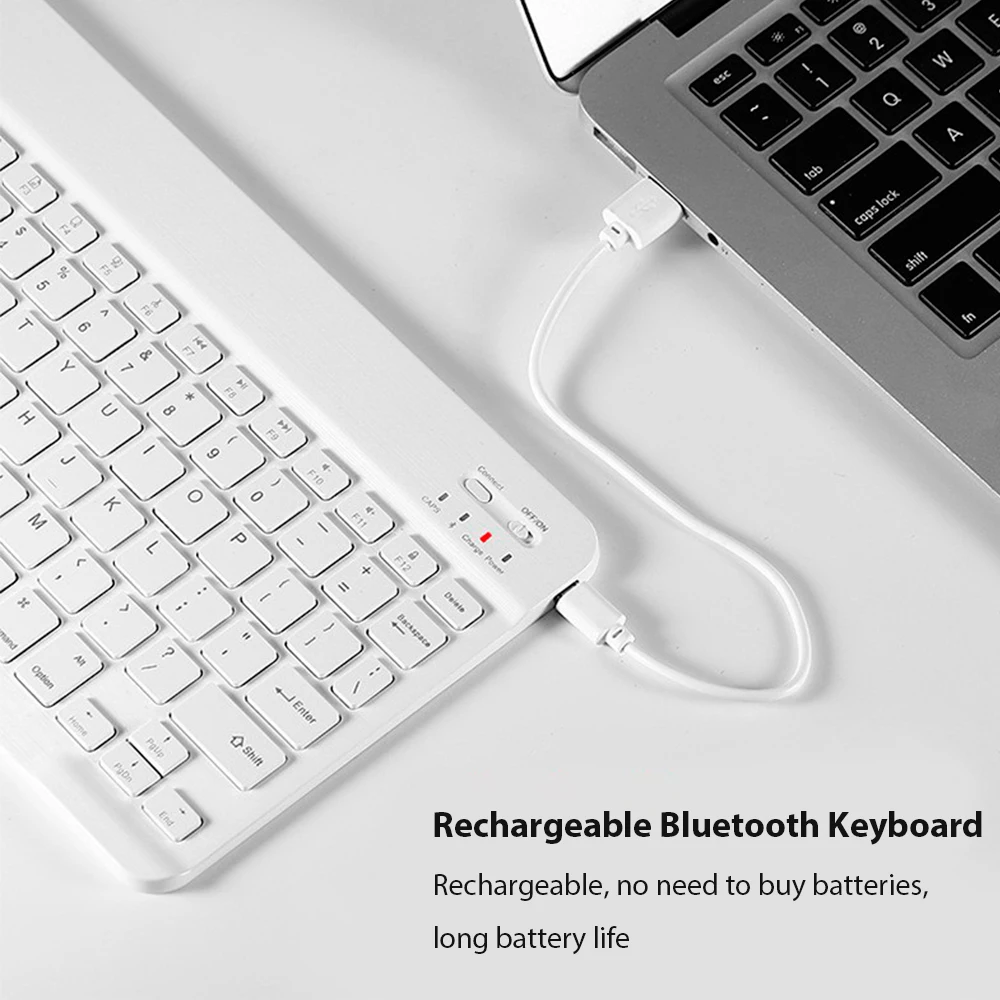 Bluetooth Wireless Keyboard Universal Mobile Phone Tablet Keyboard And Mouse Mini Bluetooth Keyboard Ipad Keyboard Accessories thumbnail 4