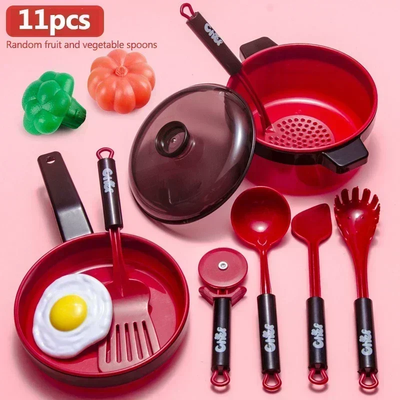 Children's Home Kitchen Utensils Baby Kitchen Toys Puzzle Set 3 to 6 Years Old Simulated Cooking Girl's Birthday Gift thumbnail 6