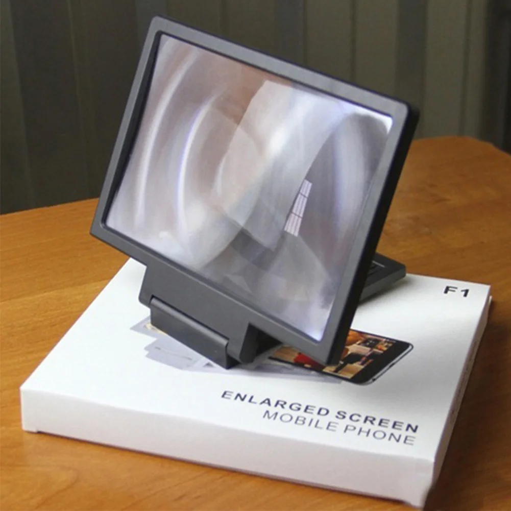 Portable HD Video Screen Magnifier Bracket 3D Mobile Phone Screen Amplifier Stand Folding Screen Magnifier Phone Accessories thumbnail 4