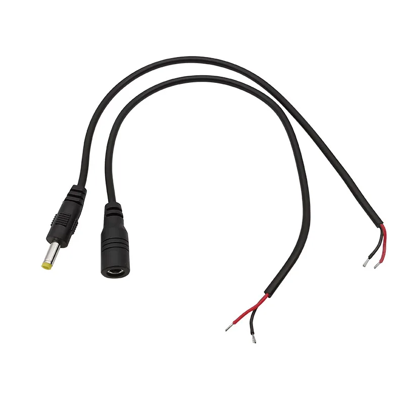 DC 4.0mm x 1.7mm Male Plug Female Jack DC Power Charging Cable Connector DC Power Wire Pigtail for CCTV Camera LED Strip Light thumbnail 2