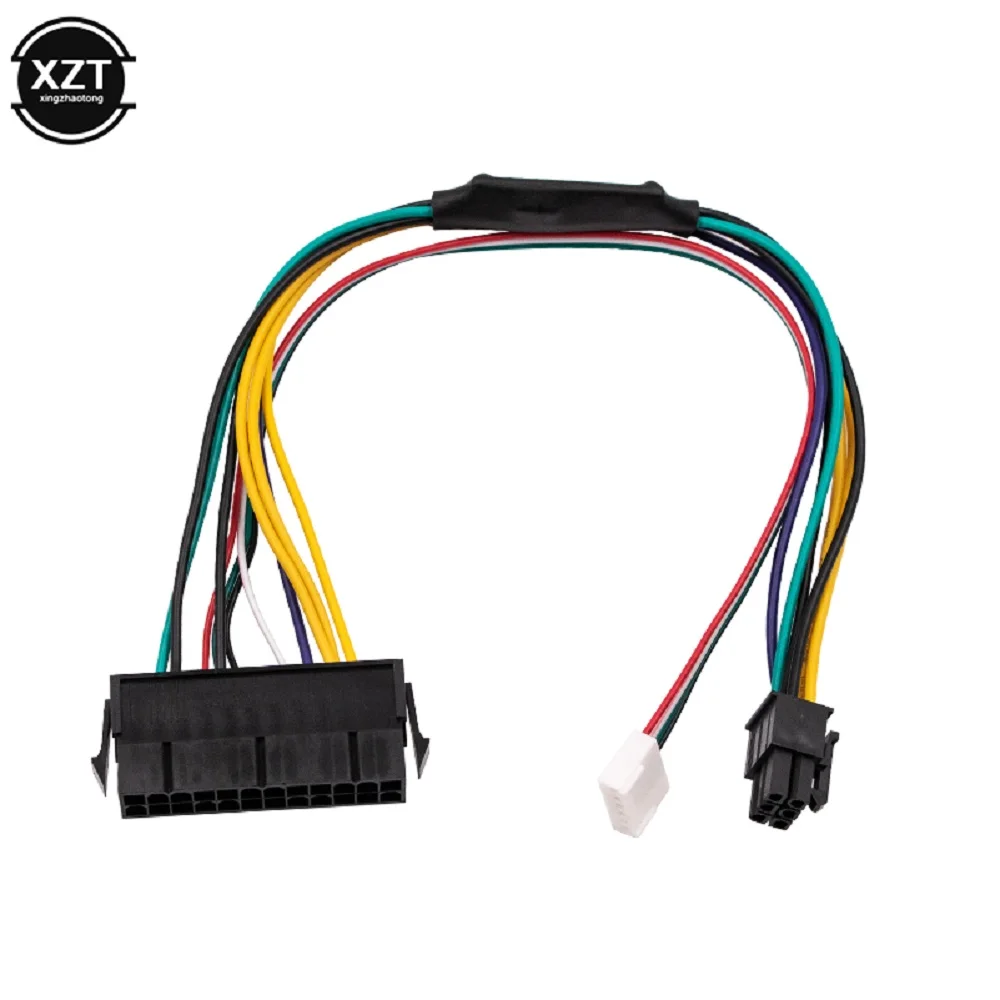 ATX 24pin to Motherboard 2-port 6pin adapter Power supply 18AWG cable for HP Z220 Z230 SFF Mainboard server Workstation NEWEST thumbnail 2