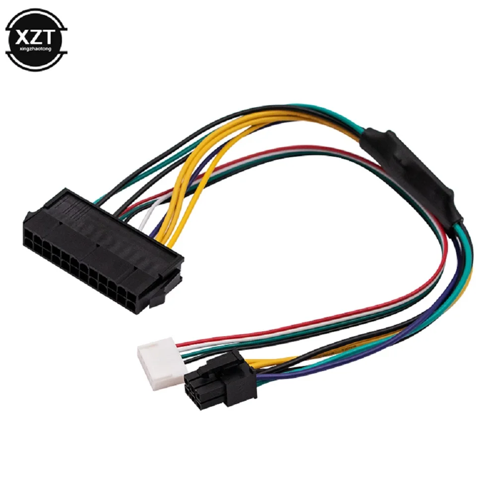 ATX 24pin to Motherboard 2-port 6pin adapter Power supply 18AWG cable for HP Z220 Z230 SFF Mainboard server Workstation NEWEST thumbnail 3