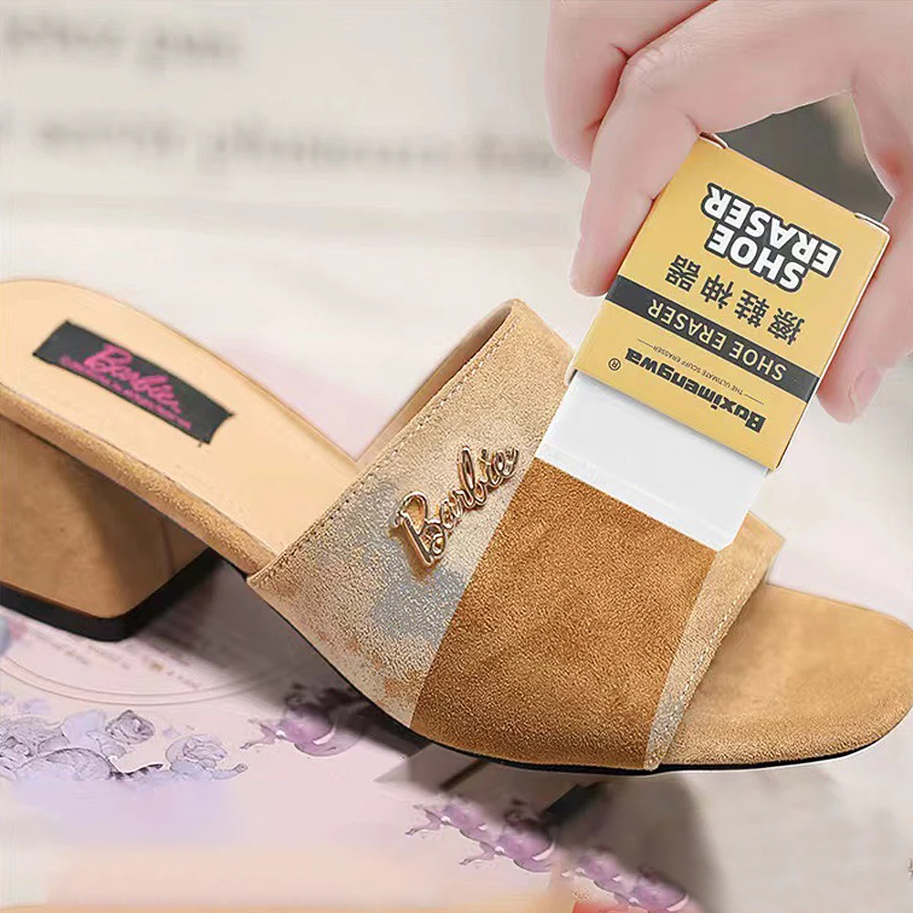Eraser Shoe Brush White Rubber Block Super Clean Suede Sheepskin Matte Cleaner Leather Scrubbe Sneakers Shoes Care Cleaning Tool thumbnail 2