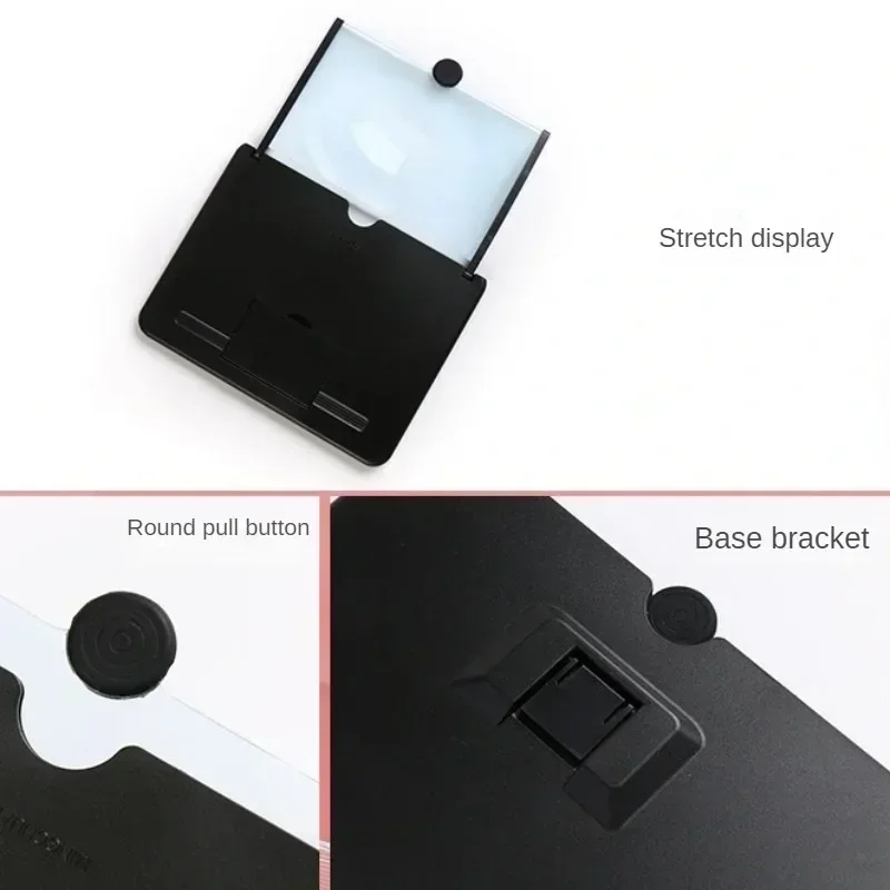 Clearance sale 12/10 Inch Mobile Phone Display Screen Expander Video Amplifier Foldable Smartphone Movie Magnifier Glass Bracket thumbnail 4