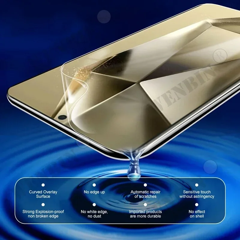 5 Pcs Full Cover Hydrogel Film For Samsung S26 S25 S24 S23 Ultra Plus S24 FE Galaxy A56 A55 A36 A35 A16 A15 Screen Protector thumbnail 5