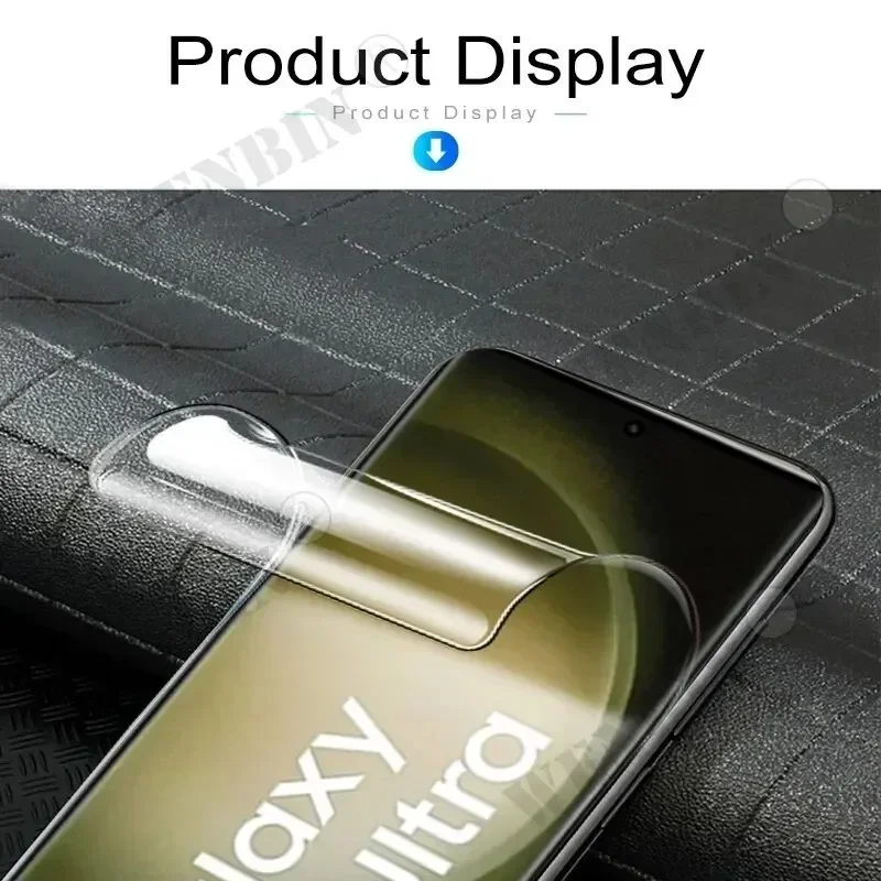 5 Pcs Full Cover Hydrogel Film For Samsung S26 S25 S24 S23 Ultra Plus S24 FE Galaxy A56 A55 A36 A35 A16 A15 Screen Protector thumbnail 6
