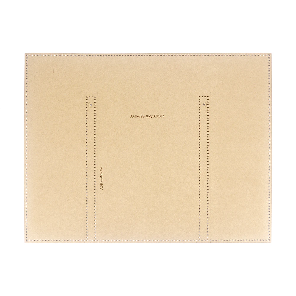 1set DIY Leather Business Bag Kraft Paper Template, Handbag Paper Pattern Drawing, Travel Bag Paper Stencil Making Mold Tool thumbnail 5