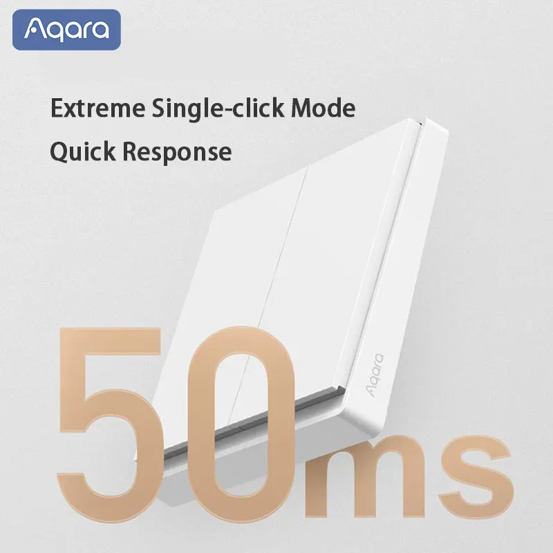 Aqara Smart Wall Switch E1 ZigBee 3.0 Remote Control Smart Home Light Button No With Neutral Fire Wire For Xiaomi Home Homekit thumbnail 4