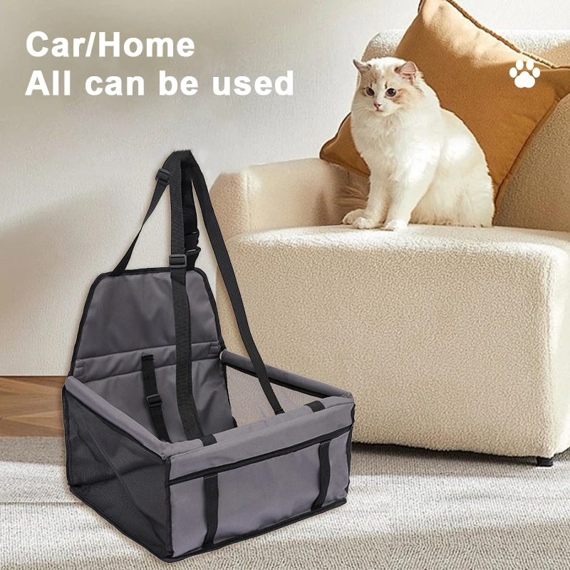 Dog Car Seat Cover Folding Hammock Pet Carriers Bag Basket Carrying for Cats Stable Foldable Travel Pet Dog Car Seat thumbnail 6