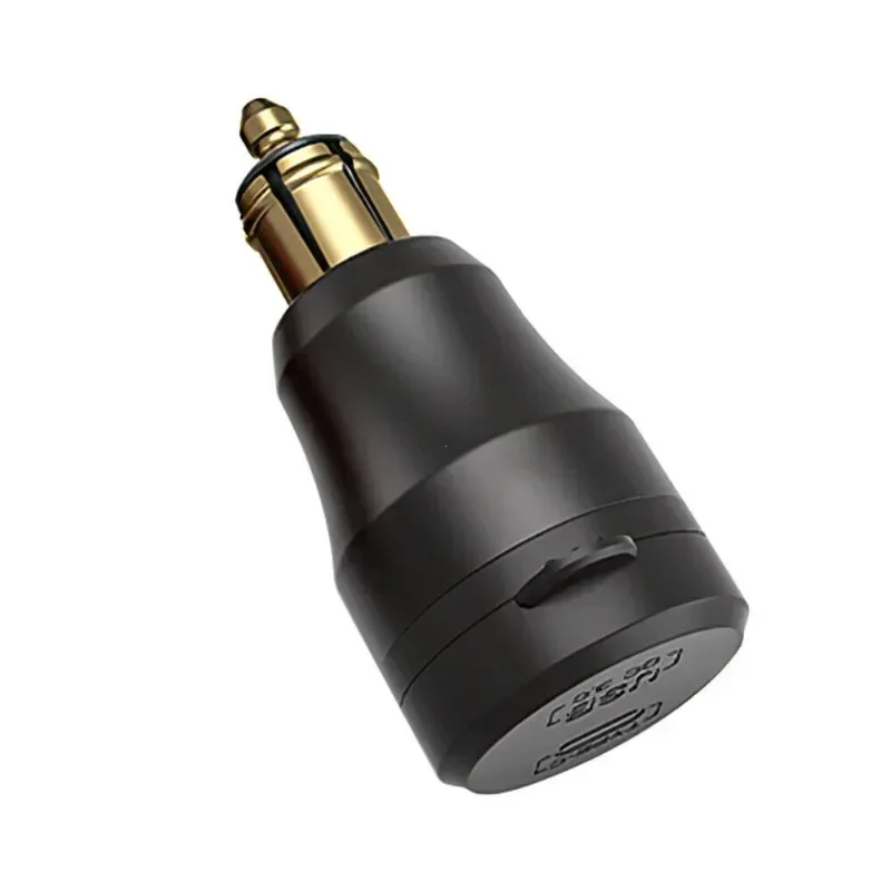Motorcycle Waterproof Charger 30W QC3.0 USB C-type PD Power Adapter Hella DIN Plug Socket Quick Charger for BMW Ducati Triumph thumbnail 5