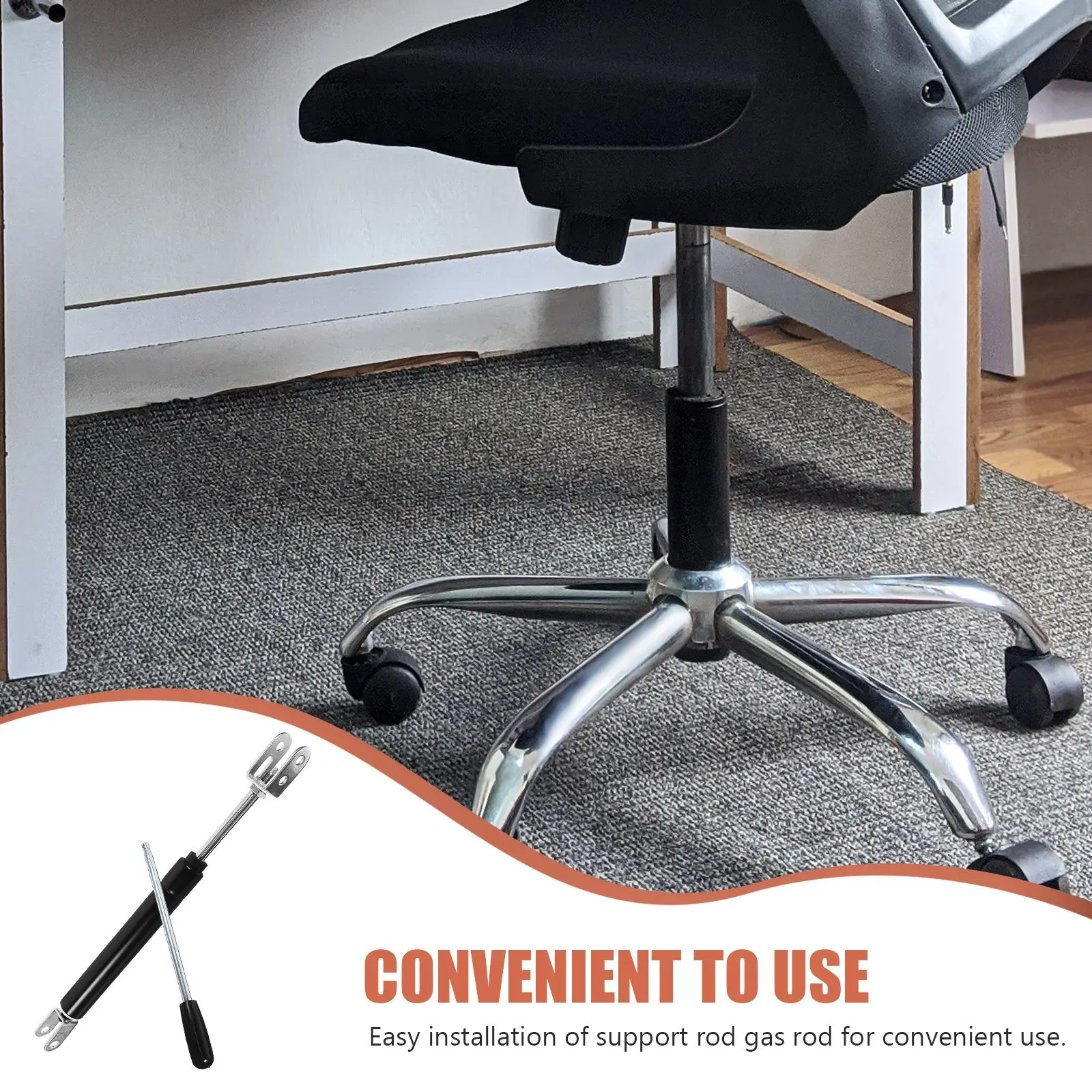 Sturdy Salon Chair Accessory Salon Chair Fitting Salon Universal Hydraulic Chair Pump Chair Connector Rod for Replacement New thumbnail 3