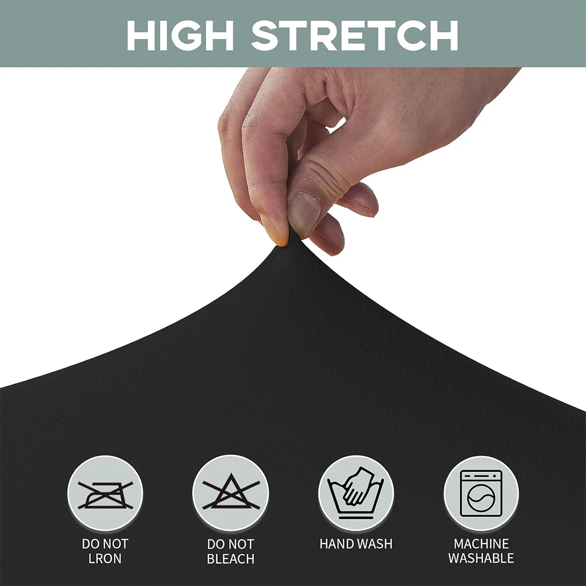Spandex Tablecloth Tight Fitted Washable and Wrinkle Resistant Stretch Rectangular Patio Table Cover for Event Wedding Parties thumbnail 5