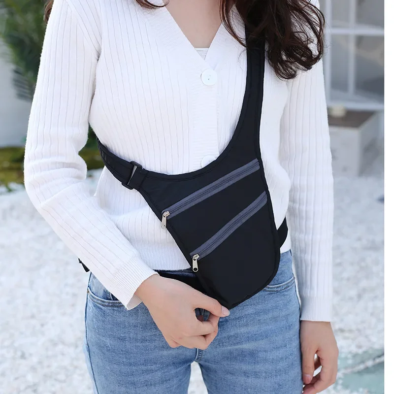 Comfortable Breathable Slim Travel Document Wallet Passport Holder Mobile Phone Waist Bag Luggage for International Trips thumbnail 4
